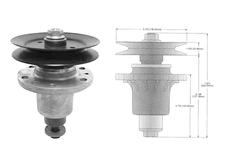 Rotary 13003 Spindle assembly replaces Exmark 103-1105