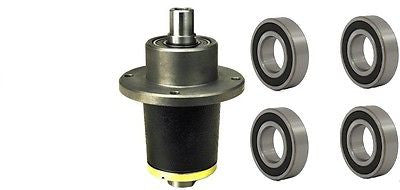 Bad Boy Mowers Deck Spindle & 4 replacement bearings - ZT CZT - 037-6015-00