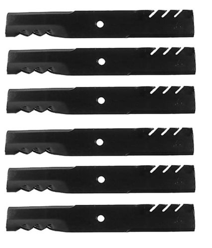 (6) Bad Boy Zero Turn Mower Deck Mulch Blades - 48'' Deck- MZ, ZT, CZT, Outlaw