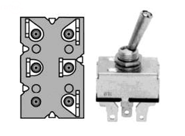 Rotary 7675 Toggle Switch replaces Toro 37-2610